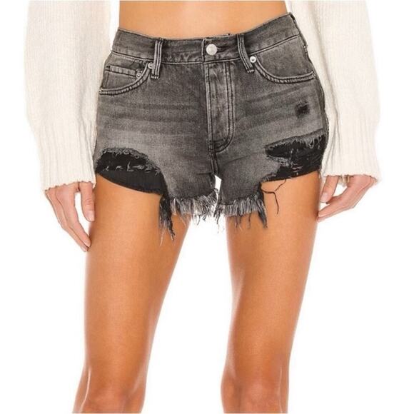Free People Pants - Free People Loving Good Vibrations Cut Off Shorts